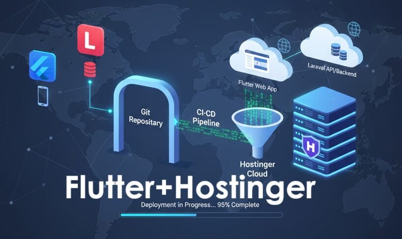 Flutter+Laravel+Hostinger